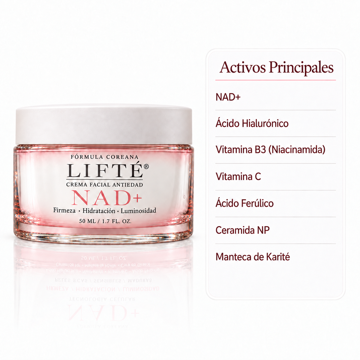 LIFTÉ | Crema Antiedad con NAD⁺