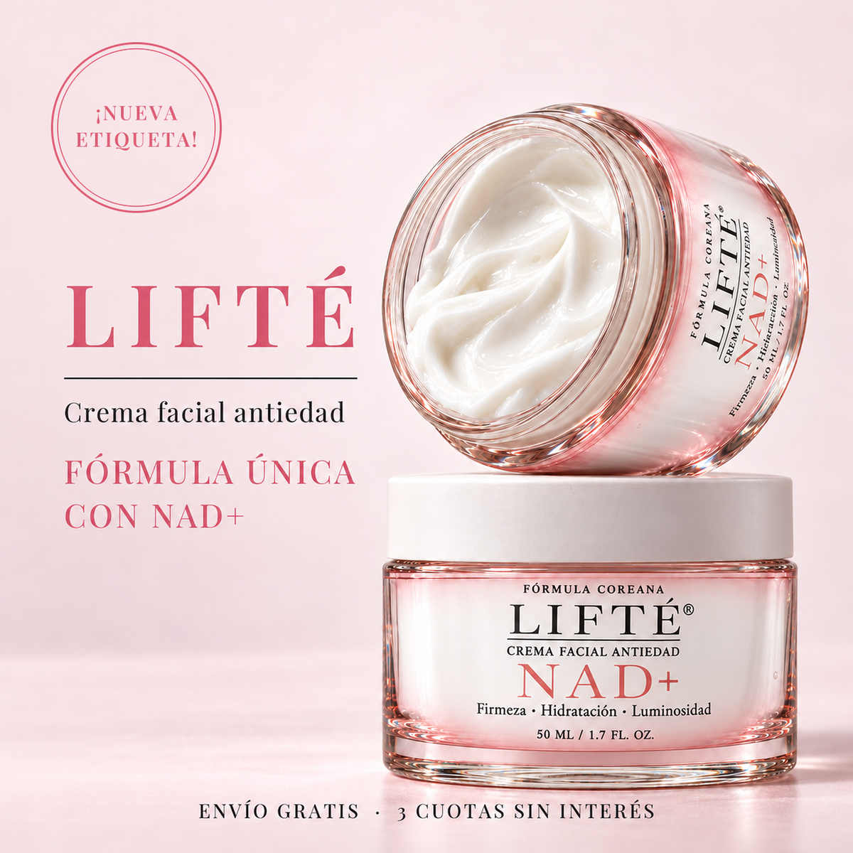 LIFTÉ | Crema Antiedad con NAD⁺